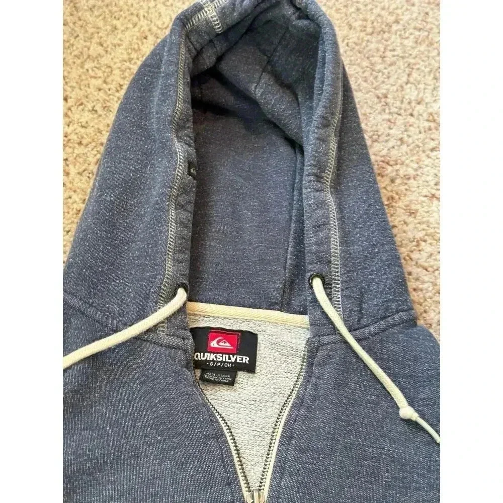 QUICKSILVER Mens hoodie/Sweatshirt, Small, zippered hoodie